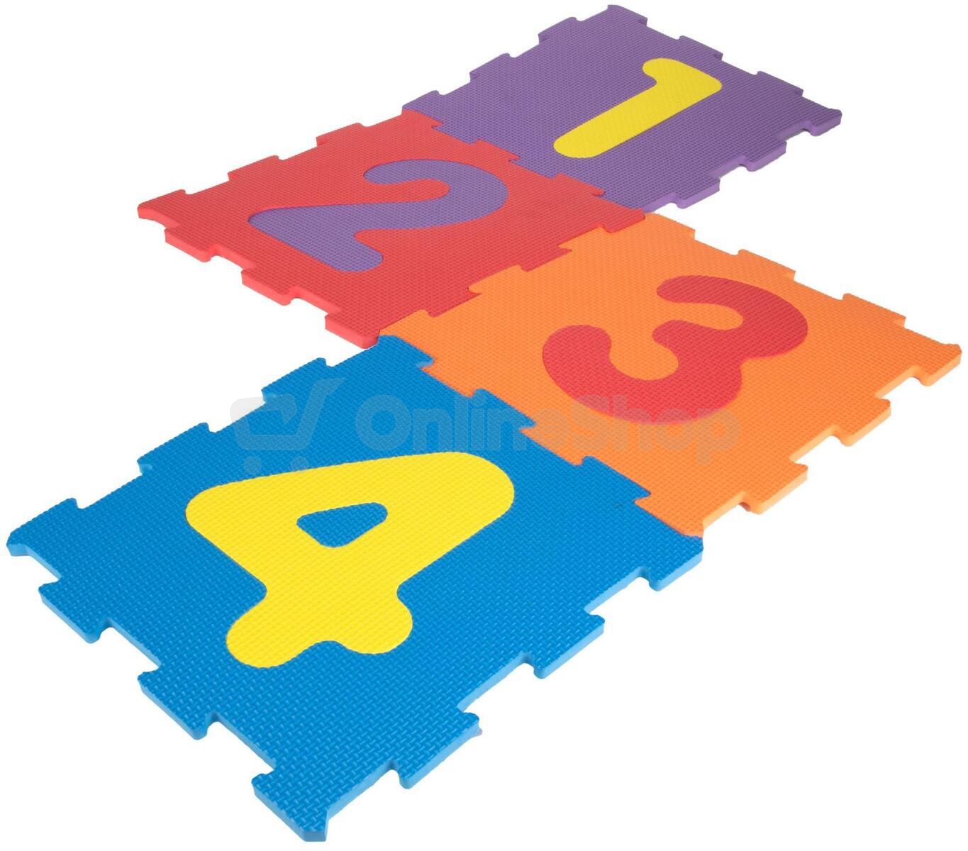 Teddies Pěnové puzzle čísla 10ks ve fólii