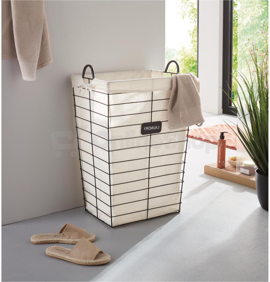 Kovový koš na prádlo Laundry