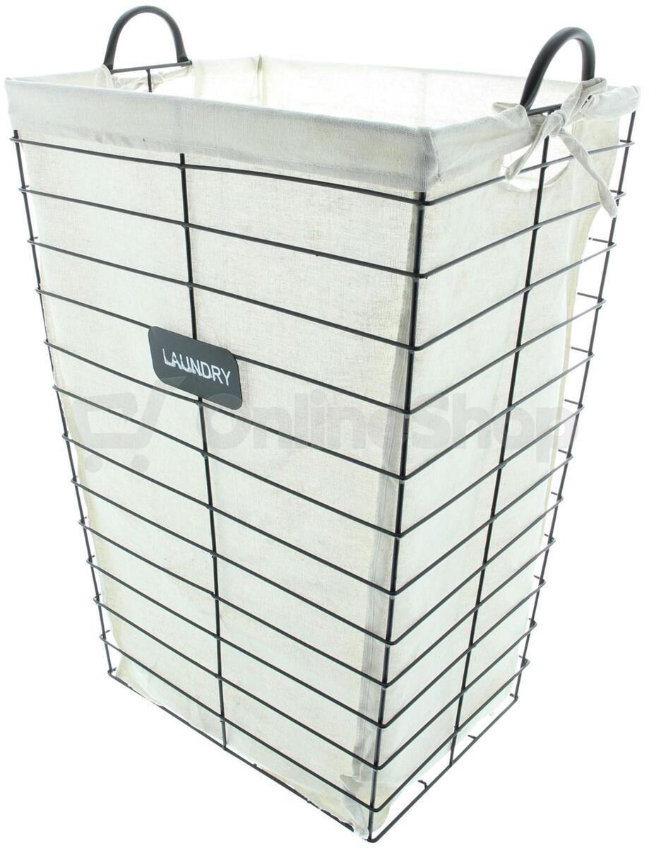 Kovový koš na prádlo Laundry