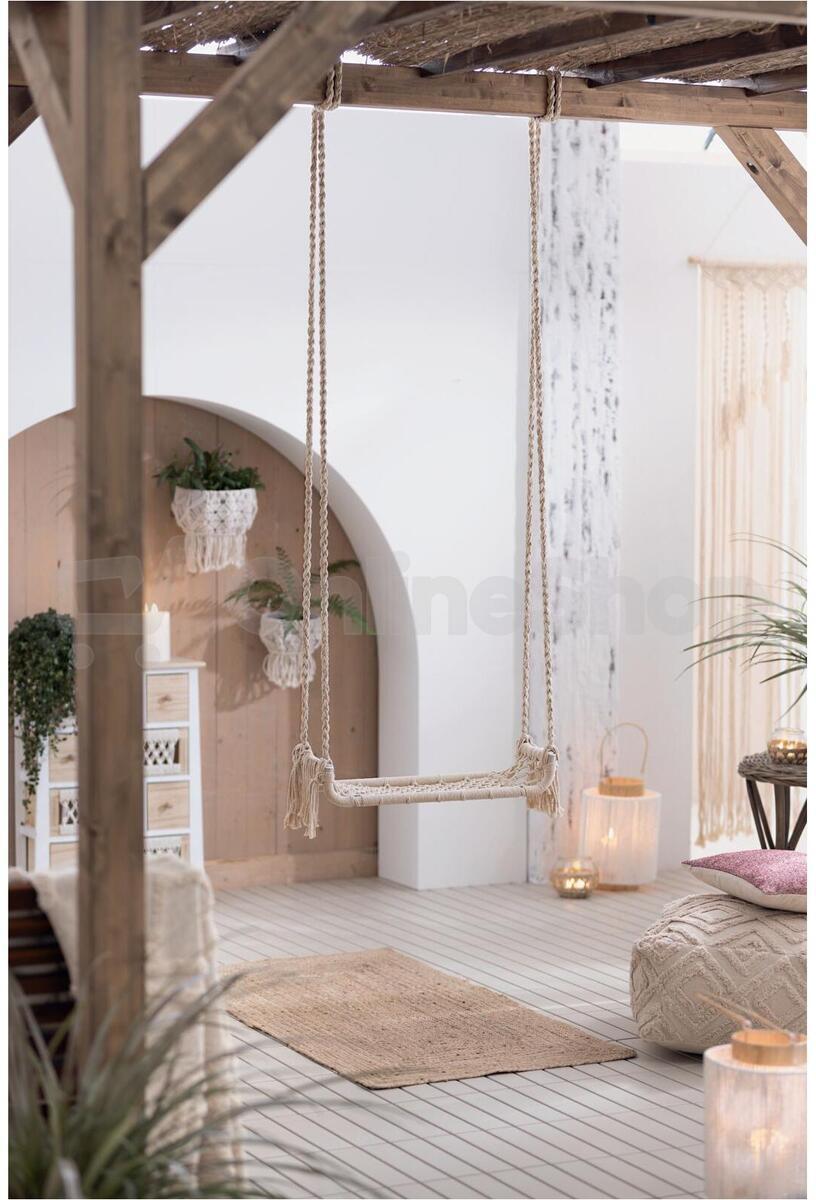 Závěsná houpačka v Boho stylu