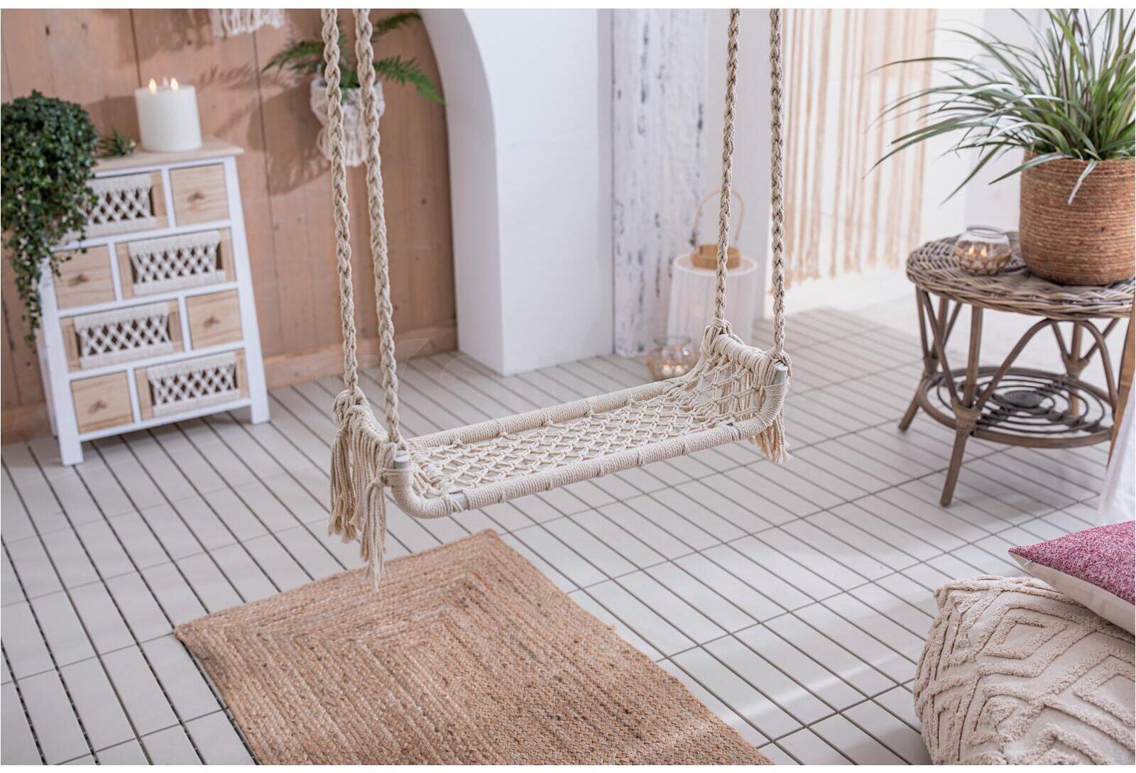 Závěsná houpačka v Boho stylu