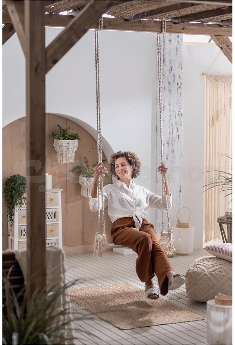 Závěsná houpačka v Boho stylu