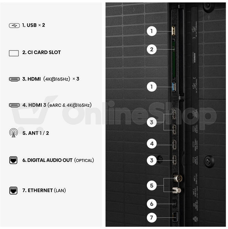 ULED Smart TV Hisense 55U7S PRO