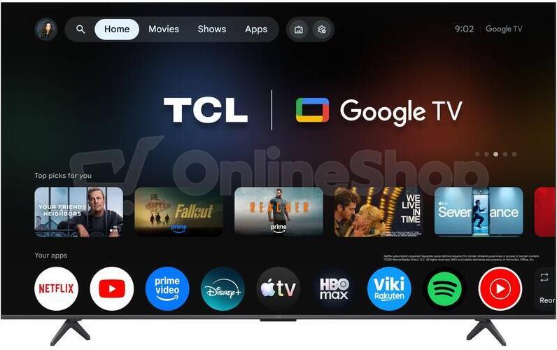 QLED televize TCL 75T8D