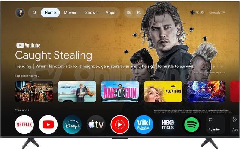 QLED televize TCL 75T8D
