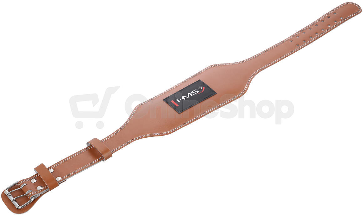 Kožený posilovací pás HMS PA3998 (Velikost: XL)