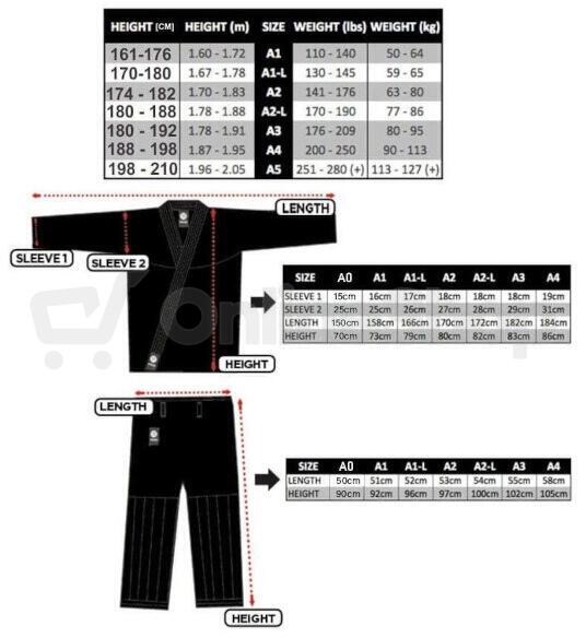Kimono pro trénink Jiu-jitsu DBX BUSHIDO GI Elite (Velikost: A1L)