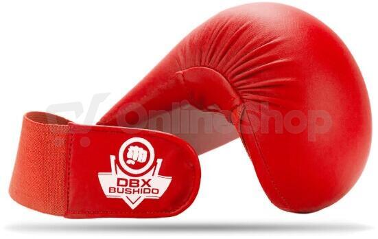 Rukavice na karate DBX BUSHIDO DBX-KM červené (Velikost: L)
