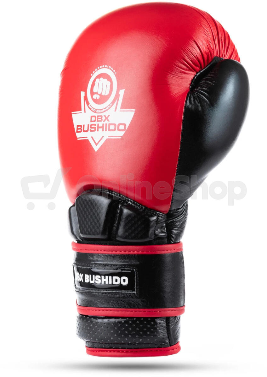 Boxerské rukavice DBX BUSHIDO Warrior RED (Velikost: 12oz.)