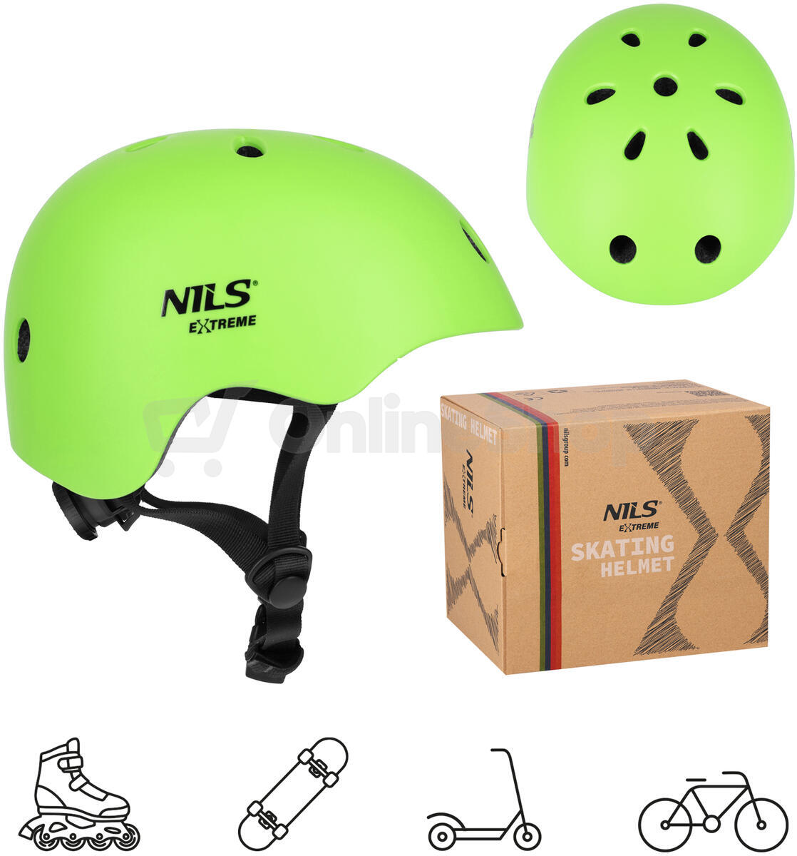 Helma NILS Extreme MT301 zelená (Velikost: S(52-56cm))
