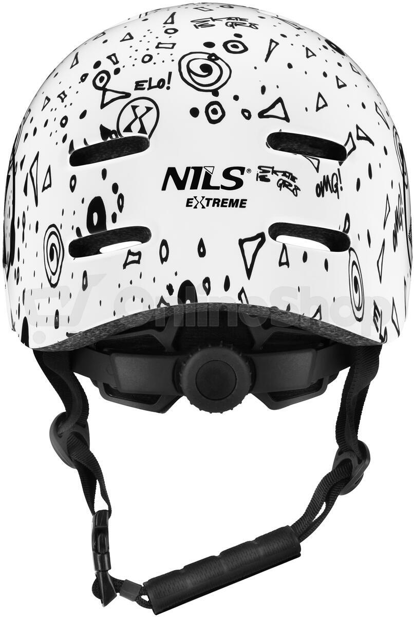 Helma NILS Extreme MT311 bílá (Velikost: L(58-61cm))