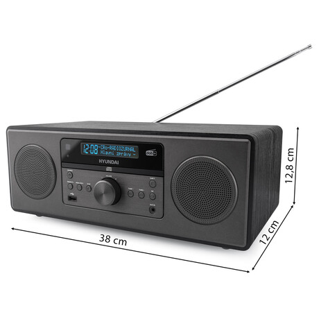 Mikrosystém Hyundai MSD505DAB, černý