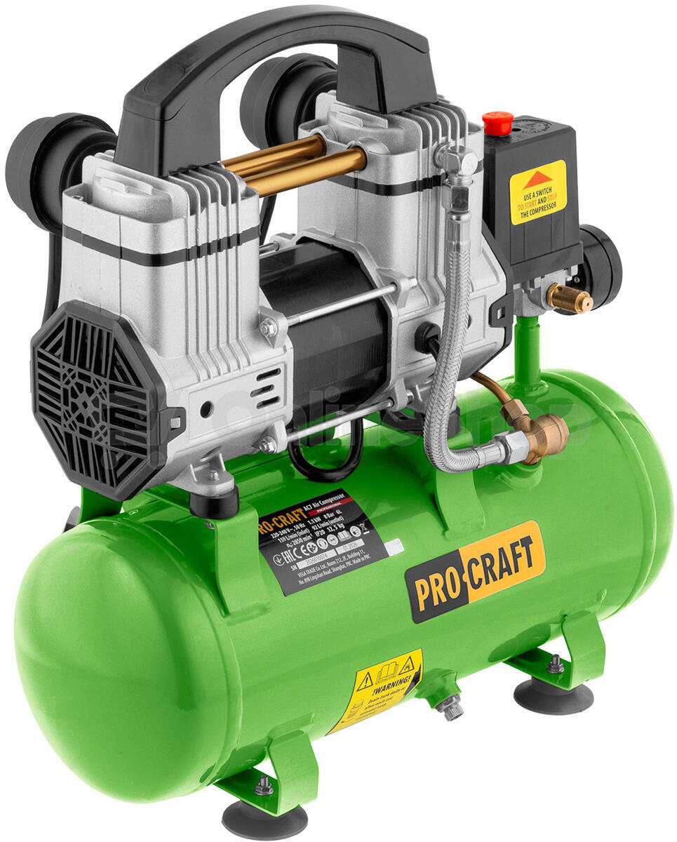 Bezolejový kompresor Procraft AC7 / AC7