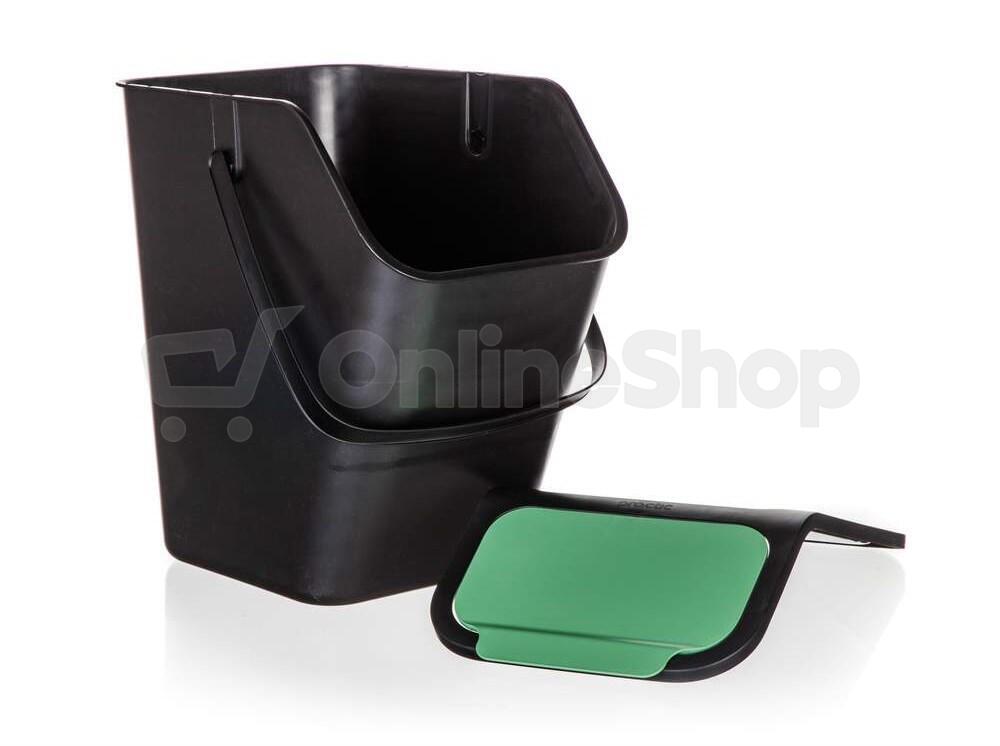 BRILANZ koš na tříděný odpad BINI 3x25l PH ČER