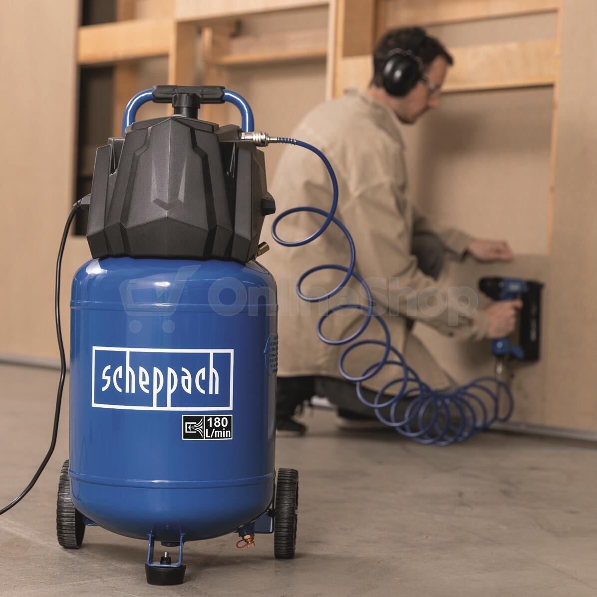 Scheppach HC 35 V, bezolejový vertikální kompresor 30 l