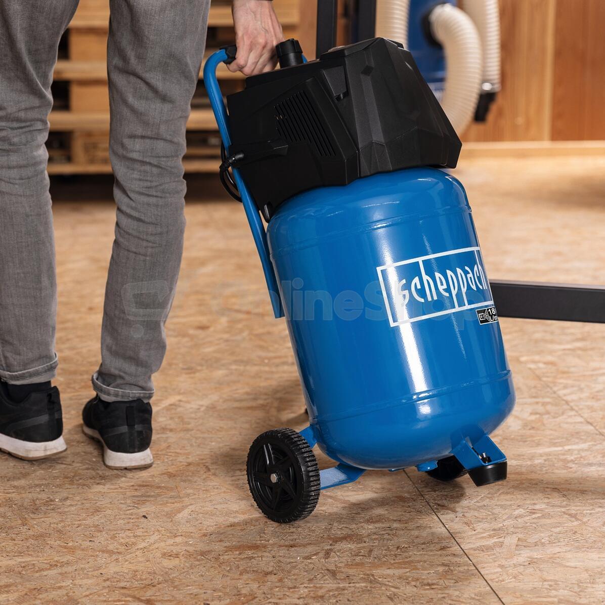 Scheppach HC 35 V, bezolejový vertikální kompresor 30 l