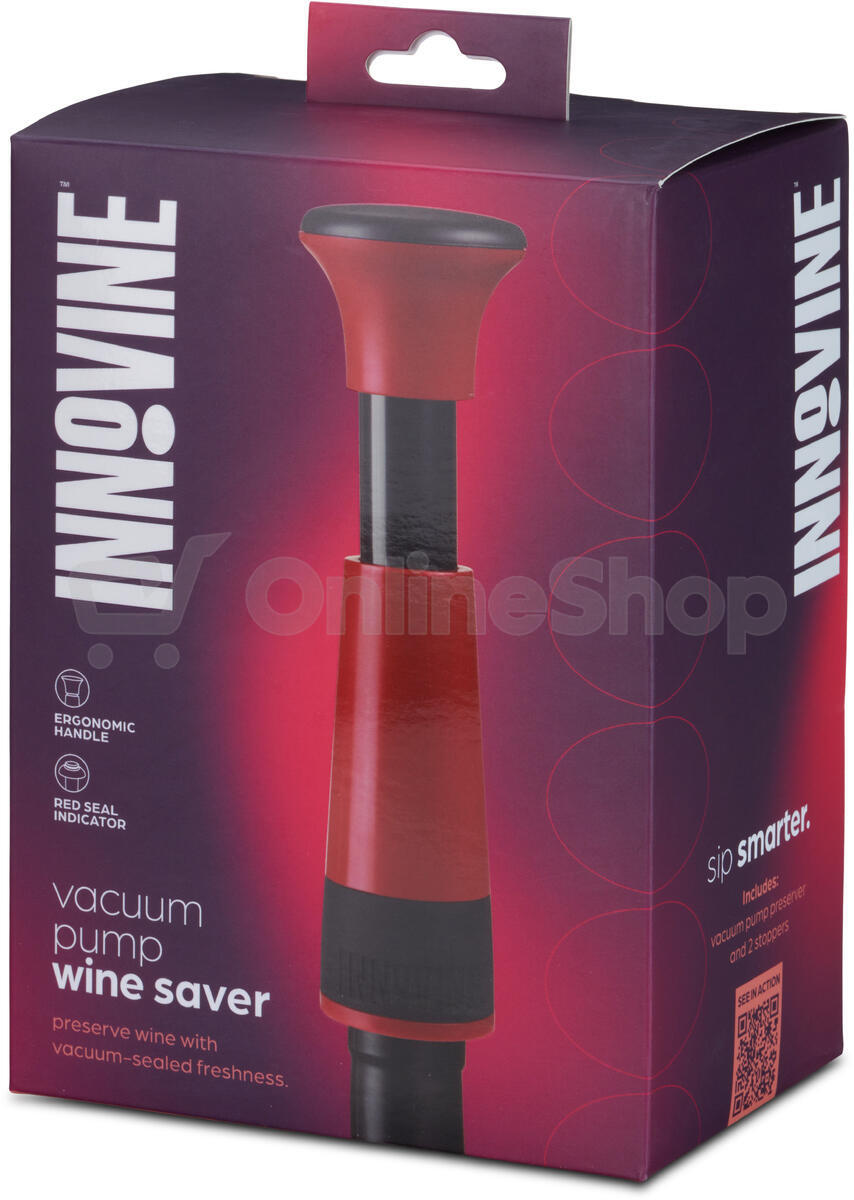 Vakuová pumpička Innovine, červená