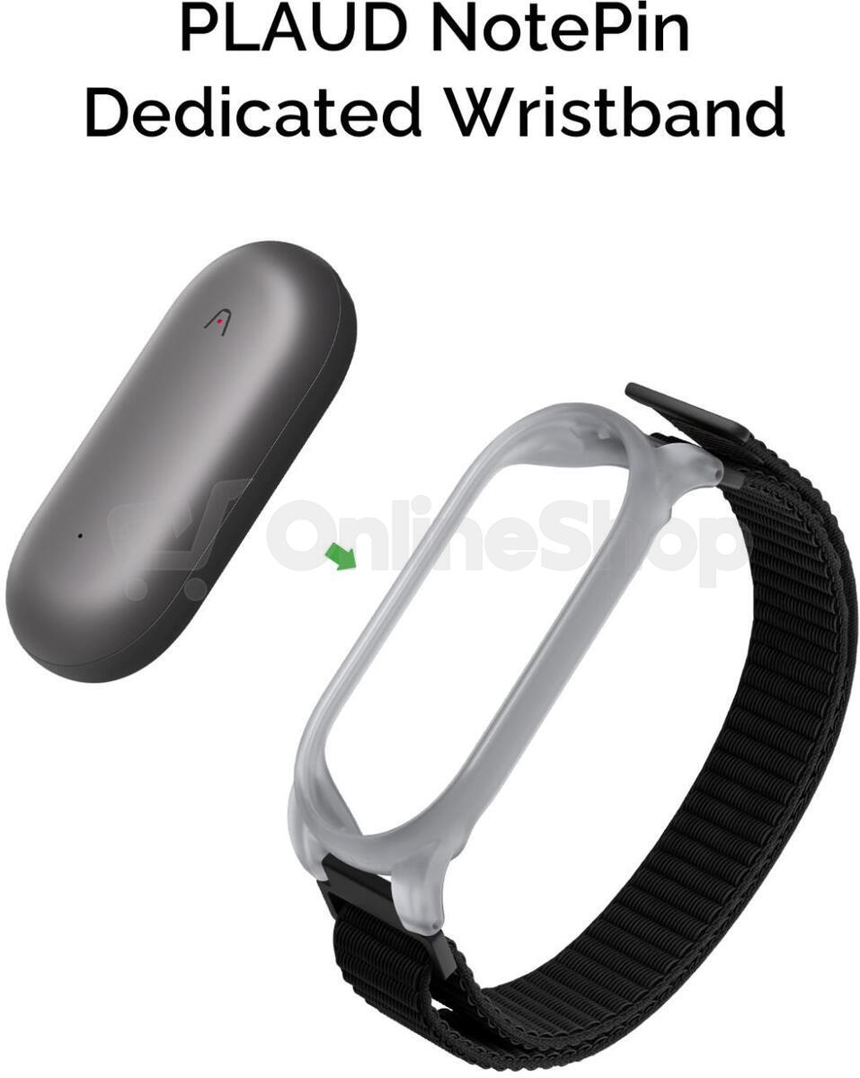 Náramek PLAUD Note Pin Wristband, černý