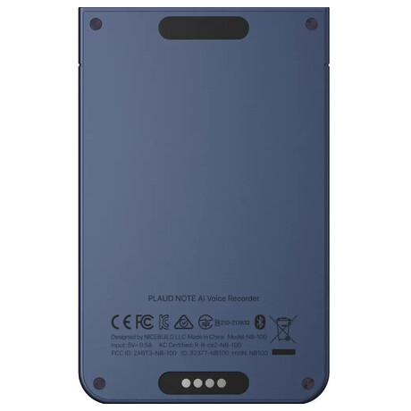 Diktafon s AI PLAUD NOTE Navy Blue