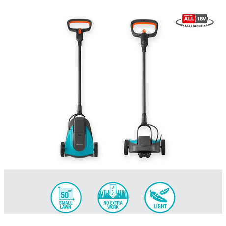 Akumulátorová sekačka Gardena HandyMower 22/18V P4A Set