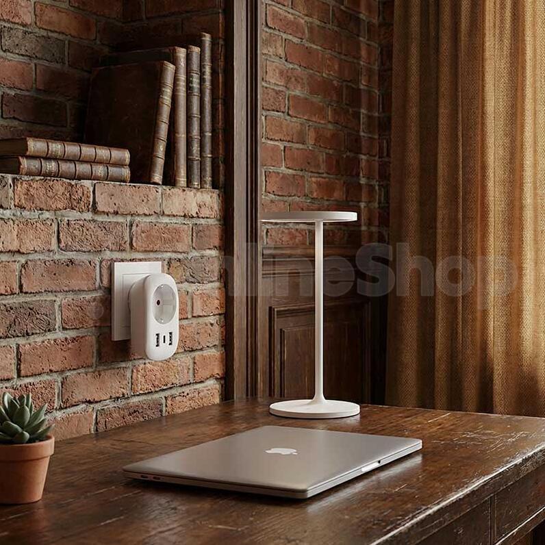 Cestovní adaptér Solight s USB A+C 20W PD do Velké Británie, typ G