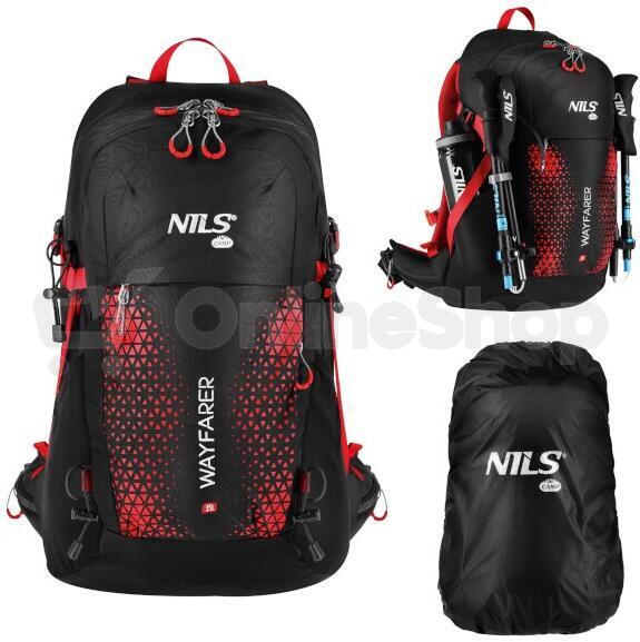 Turistický batoh NILS Camp NC1925 Wayfarer 35L černý