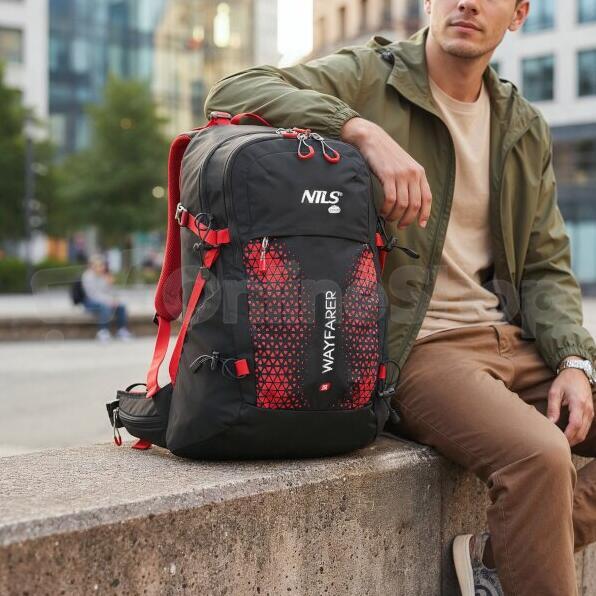 Turistický batoh NILS Camp NC1925 Wayfarer 35L černý