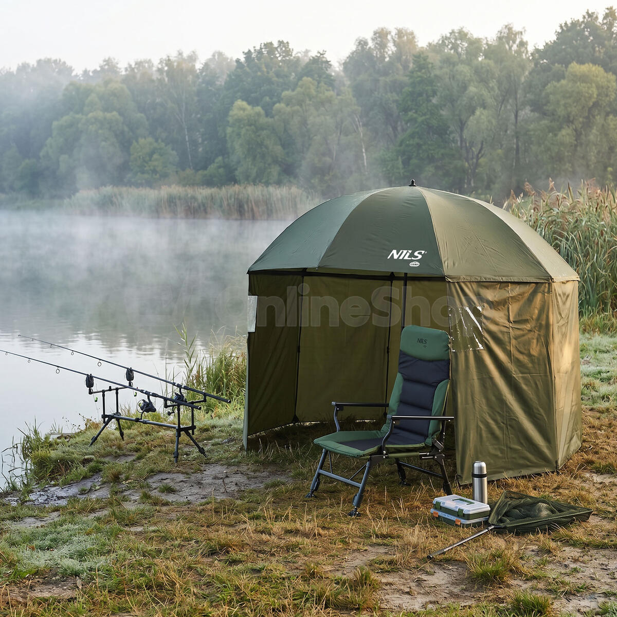 Rybářský deštník s 3/4 bočnicí NILS Camp NC4702
