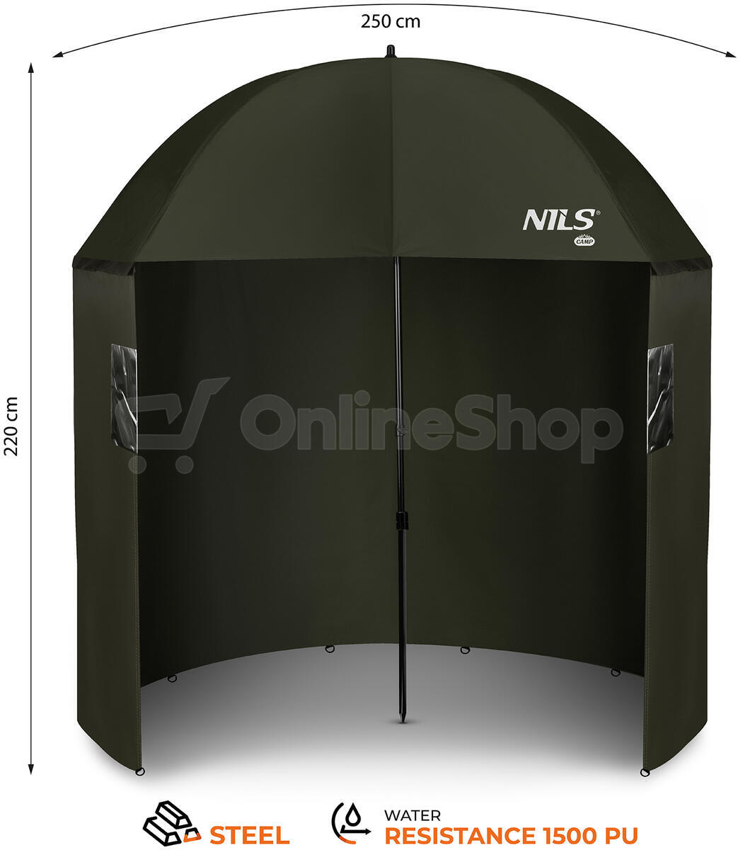 Rybářský deštník s 3/4 bočnicí NILS Camp NC4702