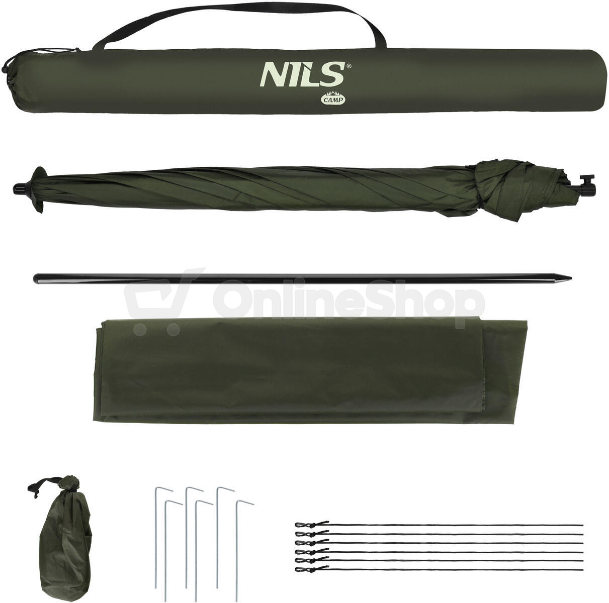 Rybářský deštník s 3/4 bočnicí NILS Camp NC4702