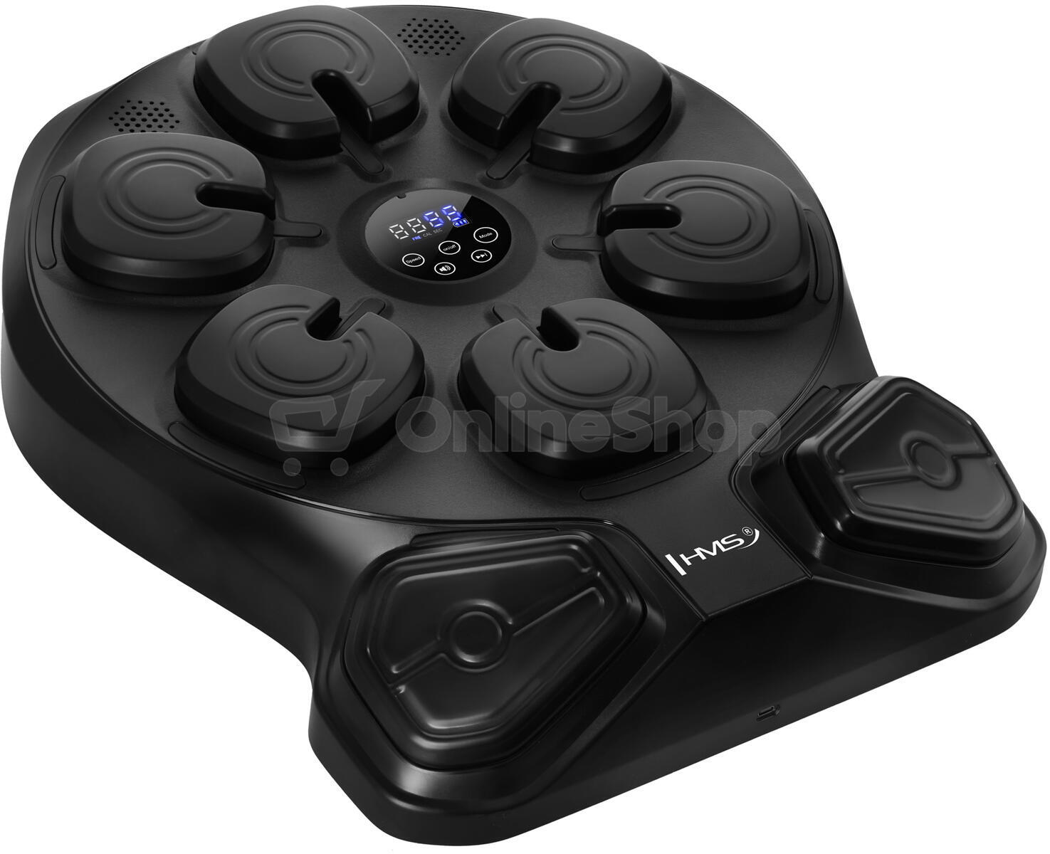 Elektronický boxerský terč HMS TB13 s LED, Bluetooth a rukavicemi (Music Boxing Machine)