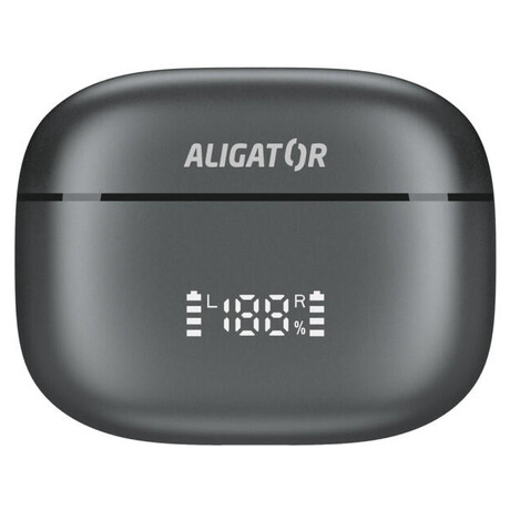 Bluetooth sluchátka ALIGATOR SUPER ANC+, černá