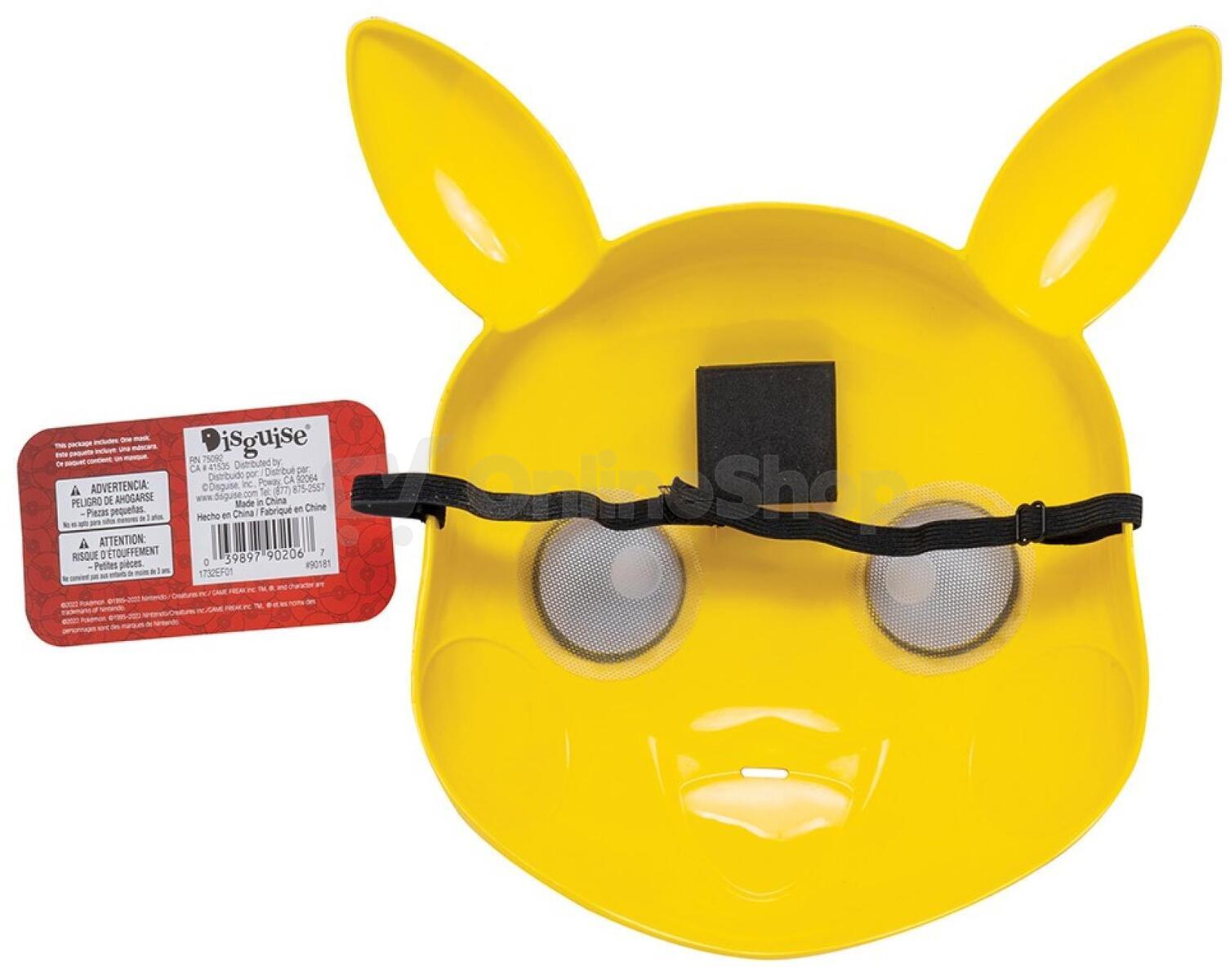 Teddies Maska Pokémon Pikachu 26x26cm karneval