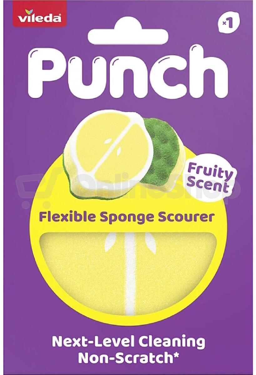 Houbička Vileda Punch lemon, 1ks