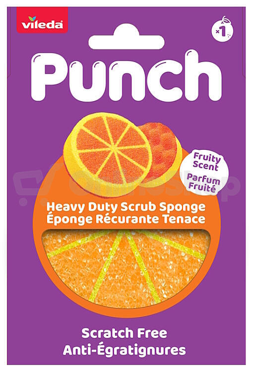 Houbička Vileda Punch orange, 1ks