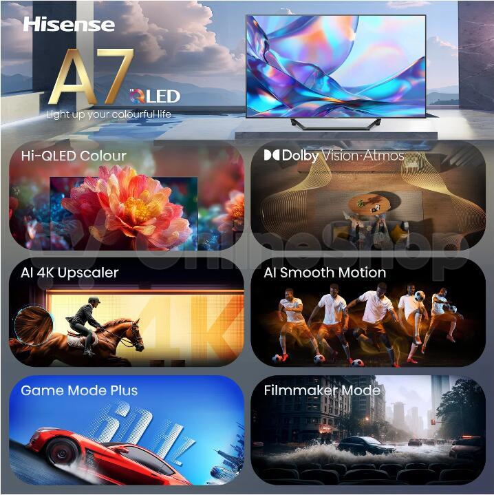 QLED Smart TV Hisense 43A7S