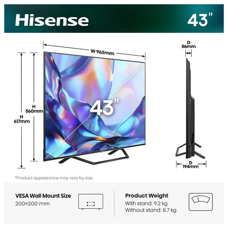 Hisense 43A7S (foto 2)