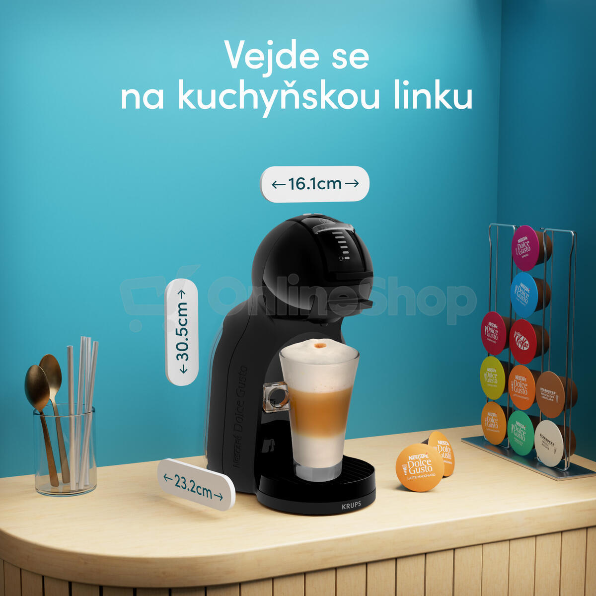 Kávovar Krups Nescafé Dolce Gusto Mini Me 2 KP1438F0