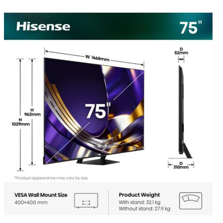 Hisense 75U7S PRO (foto 4)