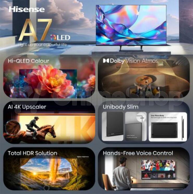 ULED MiniLED Smart TV 4K Hisense 75U7S PRO