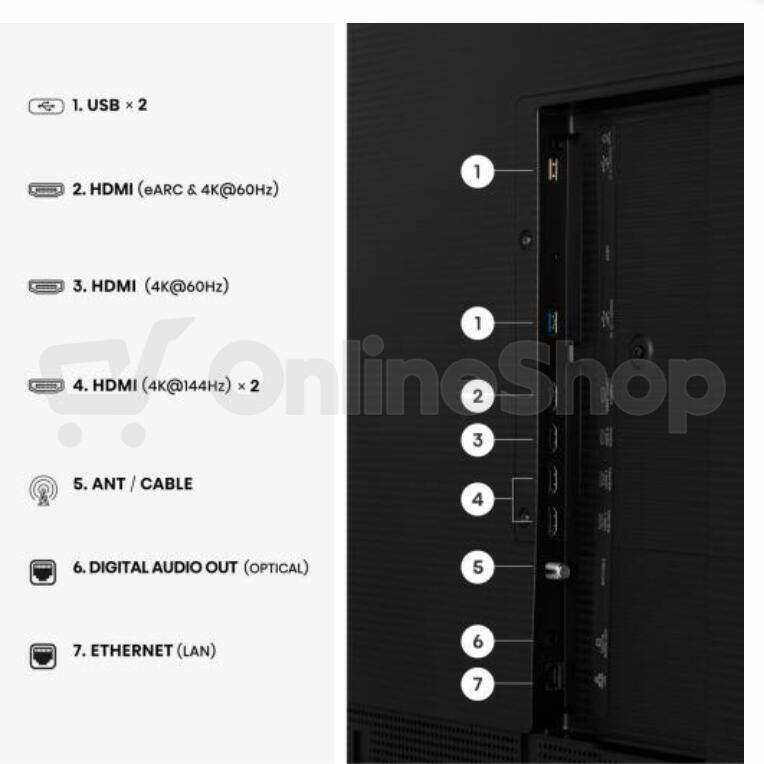 Canvas 4K TV Hisense 55S7S