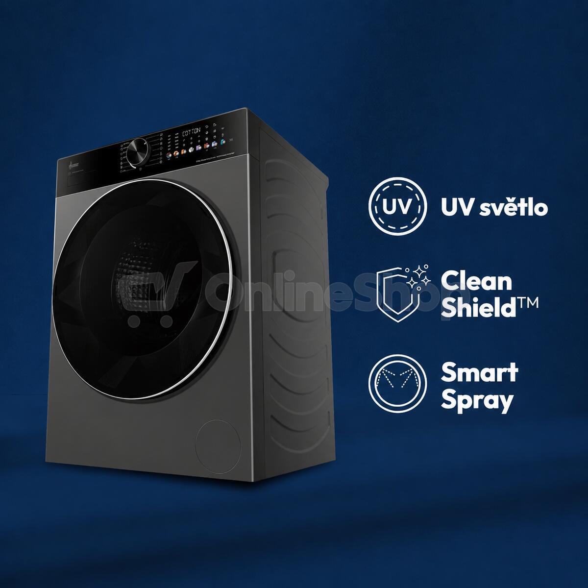 Pračka Hoover H5W 412BL10GUH-S