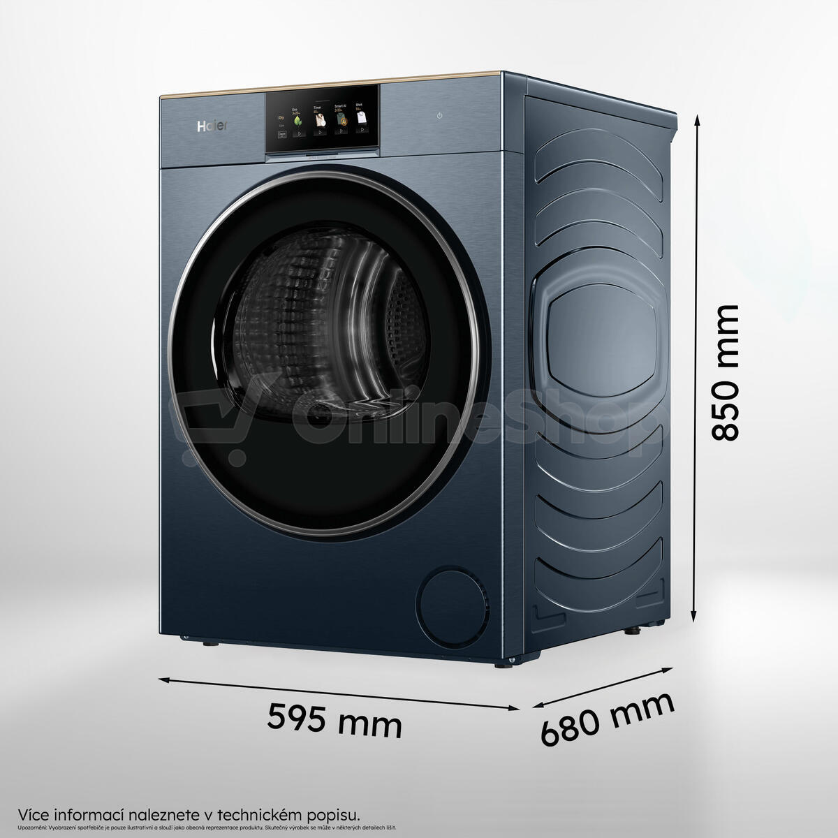 Sušička prádla Haier HD90-BQL8GNU1-S COUTURE CARE COLLECTION 11