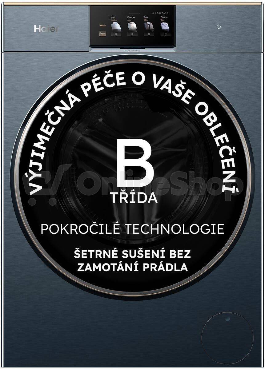 Sušička prádla Haier HD90-BQL8GNU1-S COUTURE CARE COLLECTION 11