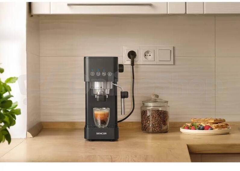 SES 1510BK Pákový espresso kávov. Sencor