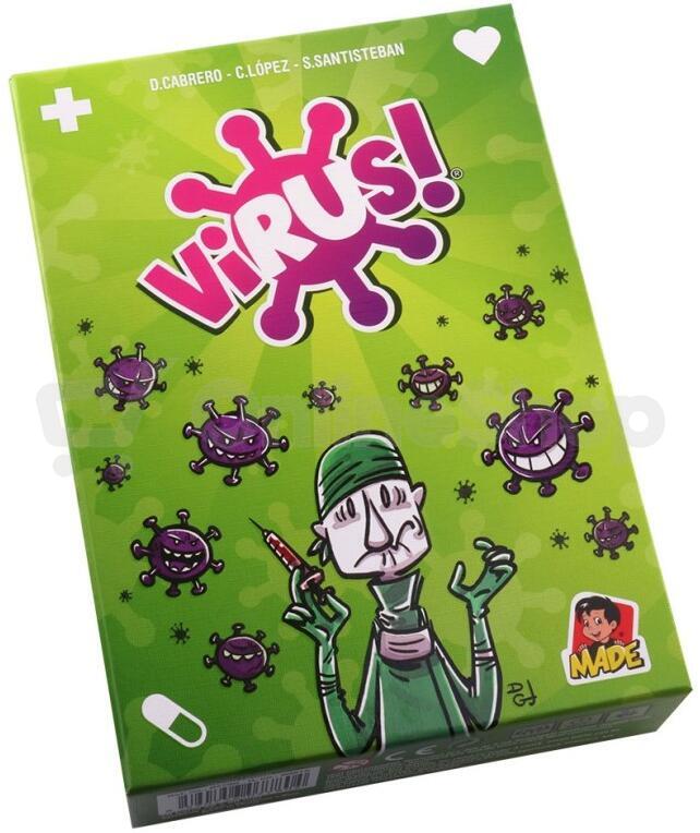Společenská hra Virus Made 07780 17,5 x 12,5 x 4 cm