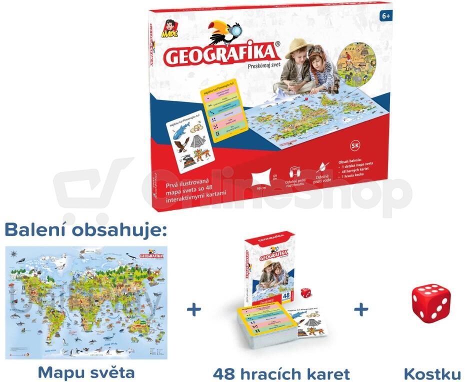 Vědomostní hra Geografika CZ Made 25475