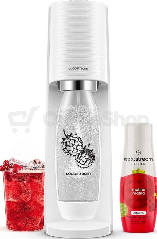 Výrobník sody SodaStream TERRA White Malina Zero Mpack