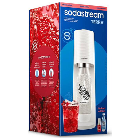 SodaStream TERRA White Malina Zero Mpack (foto 4)