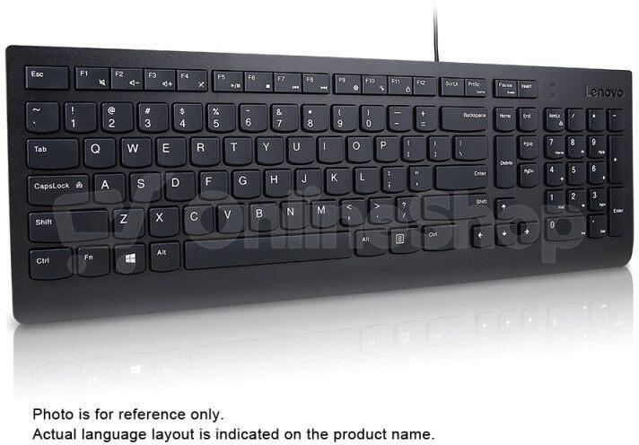 Lenovo Essential Wired Keyboard/Drátové USB-A/CZ/SK/Černá (4Y41C68691)